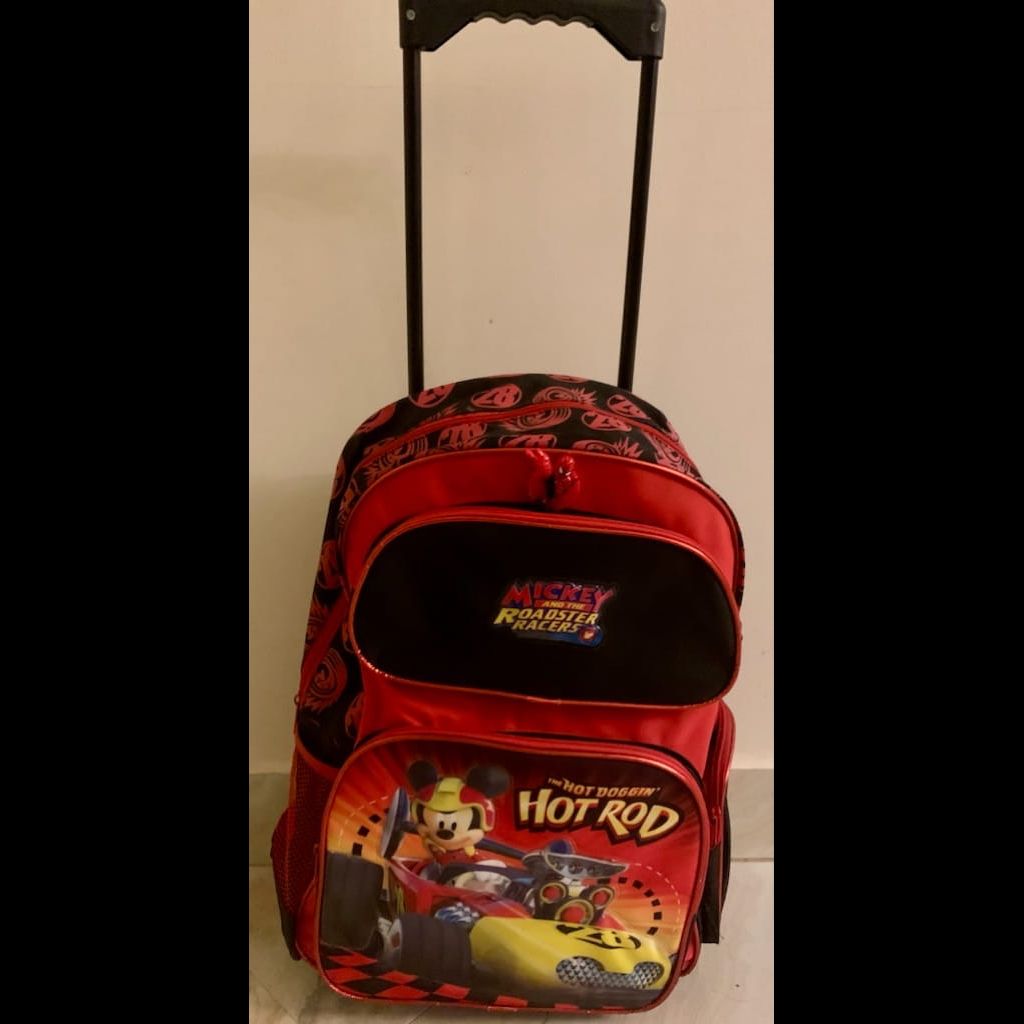 School bag with trolley
