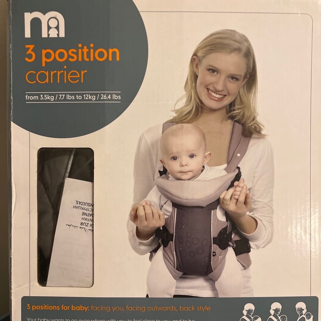 Mothercare 3 position carrier