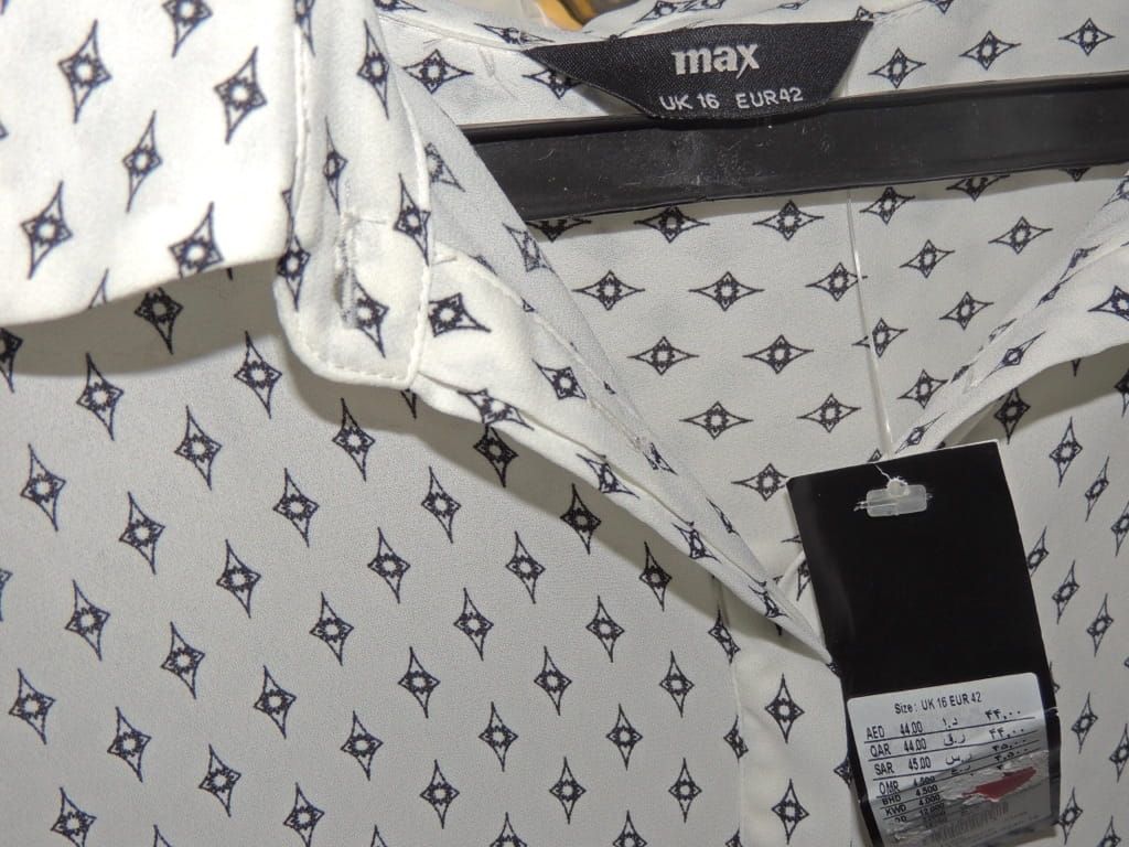 Max patterned button-up shirt