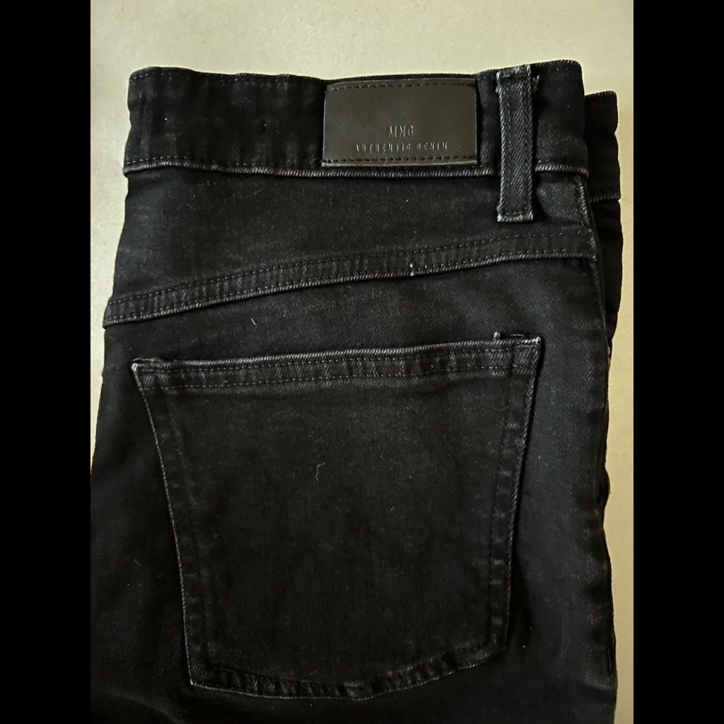 Mango Jeans, Black/Mom fit 38