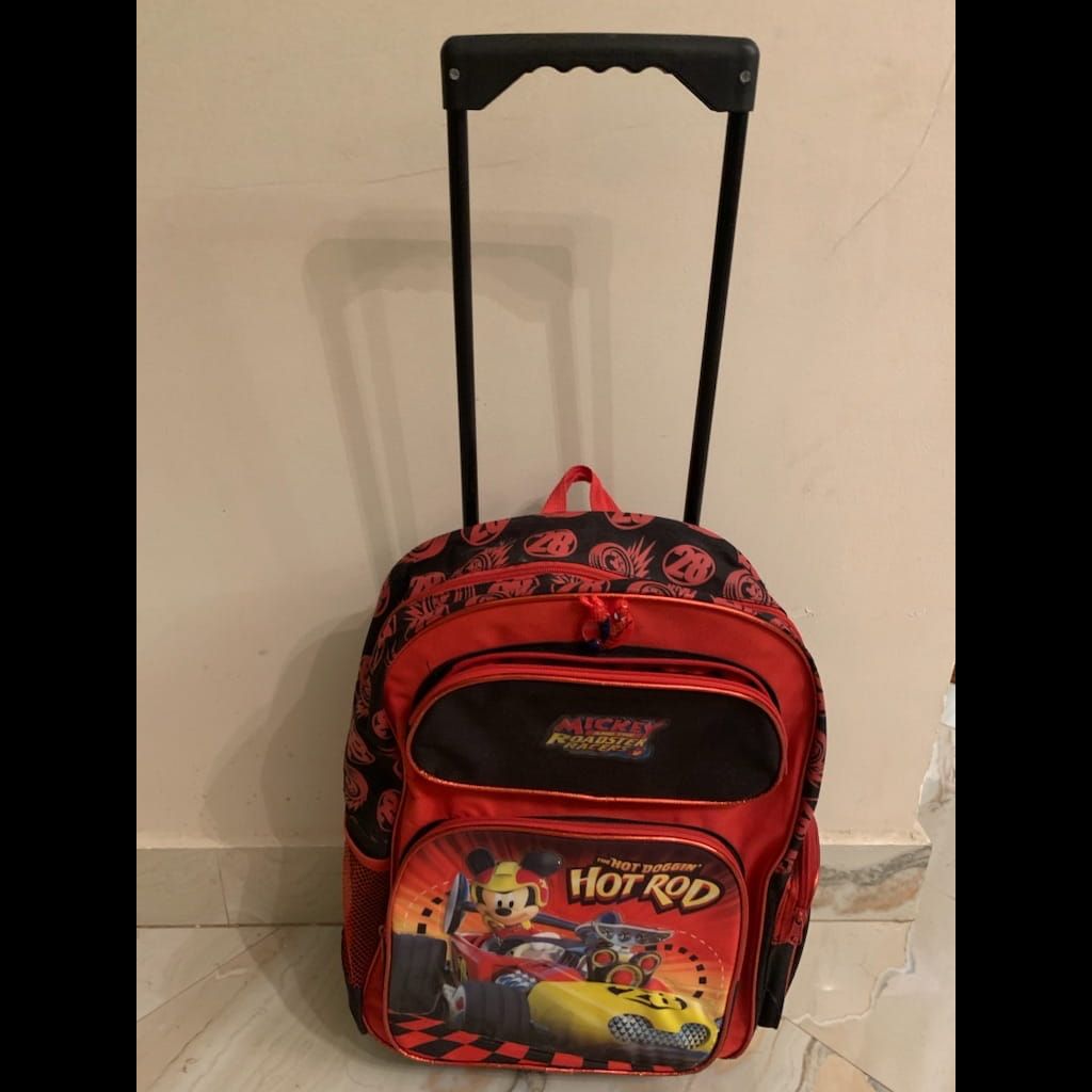 School bag with trolley
