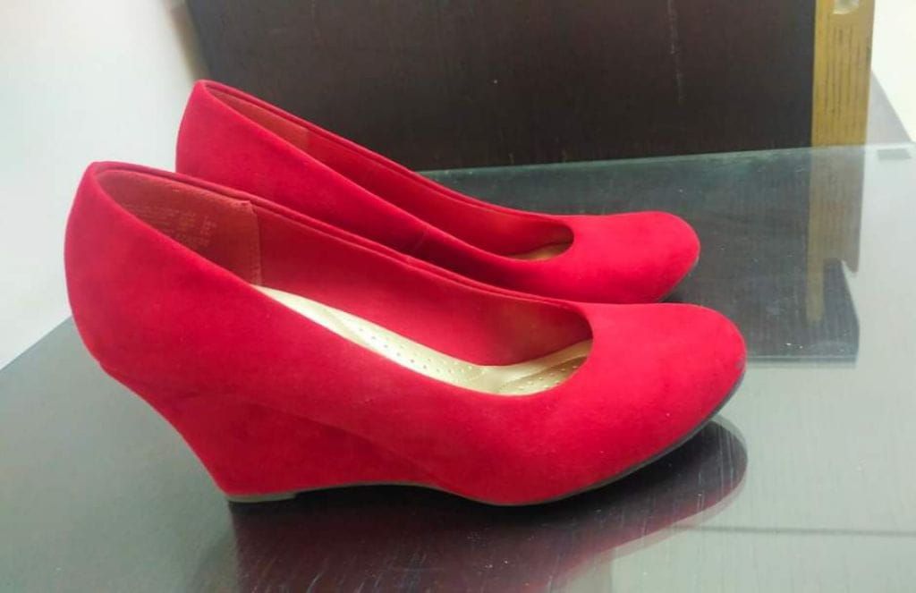 Wedge heels shoes from payless comfort