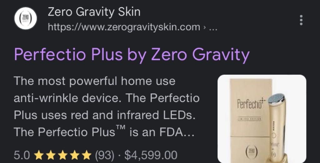 Perfectio zero gravity