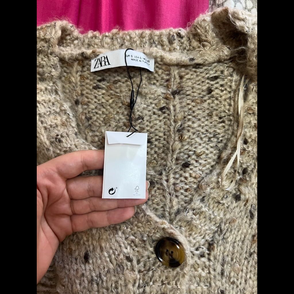 Zara wool cardigan