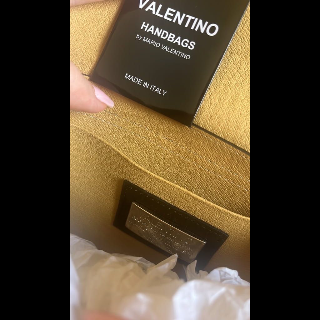 Valentino black leather bag