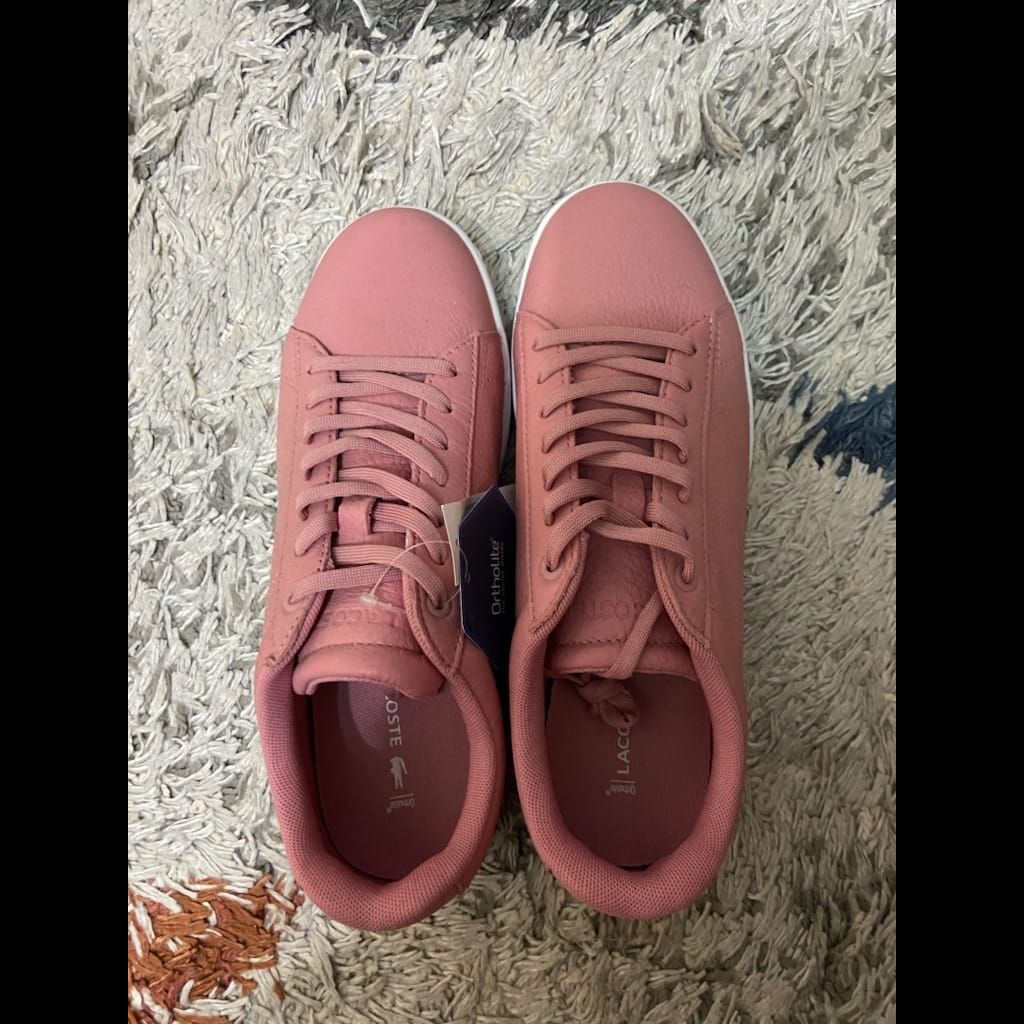 Lacoste sneakers (size: 38/color: salmon pink)