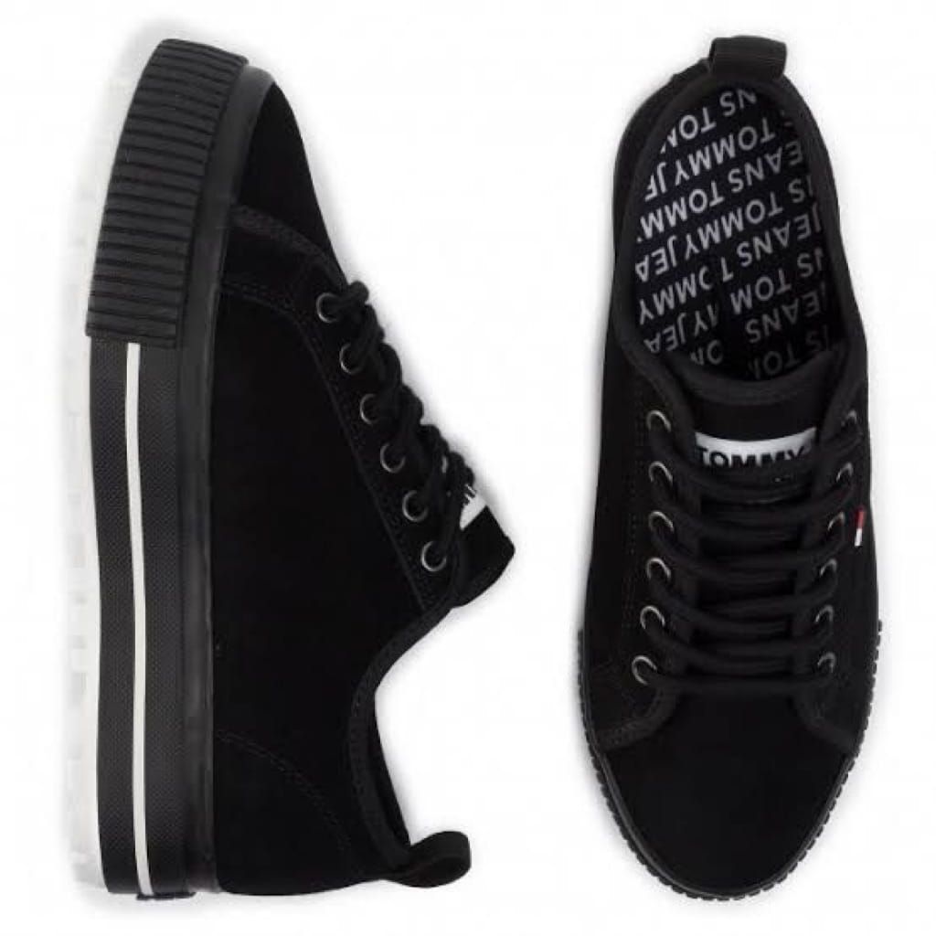 Tommy jeans black sneakers shoes