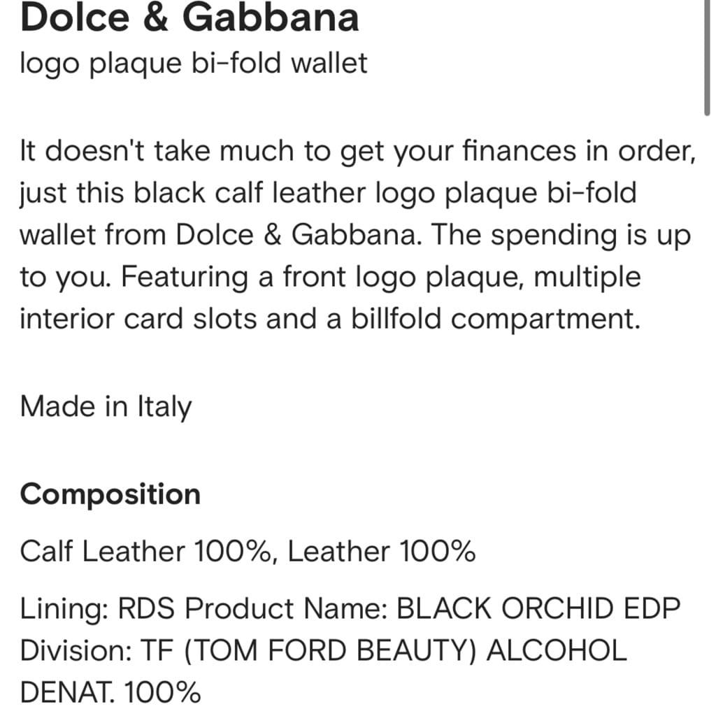 Dolce & Gabbana wallet