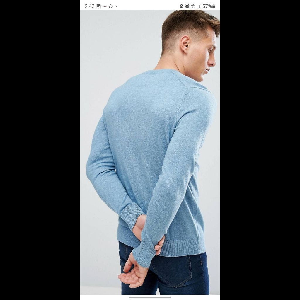 Abercrombie and Fitch men v-neck jumper