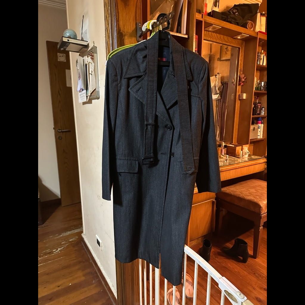 Burberry navy coat