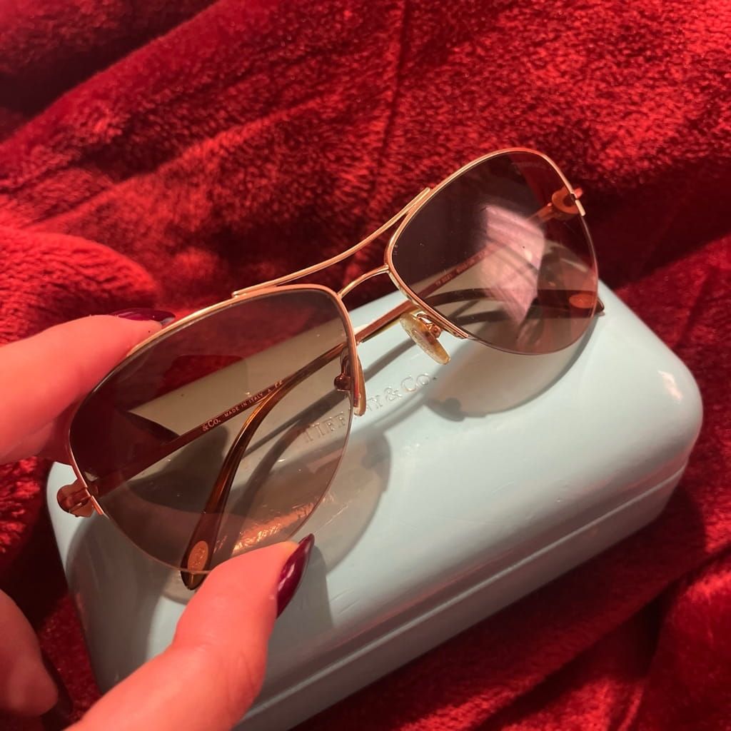 Tiffany Semi Rim Aviator sunglasses