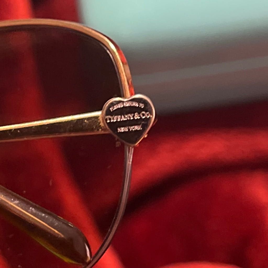 Tiffany Semi Rim Aviator sunglasses