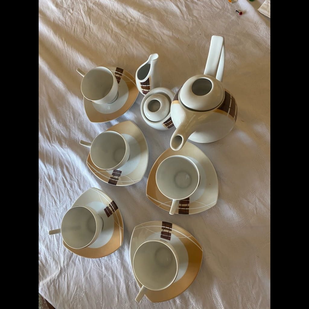 Chodziez fine porcelin tea set made in poland