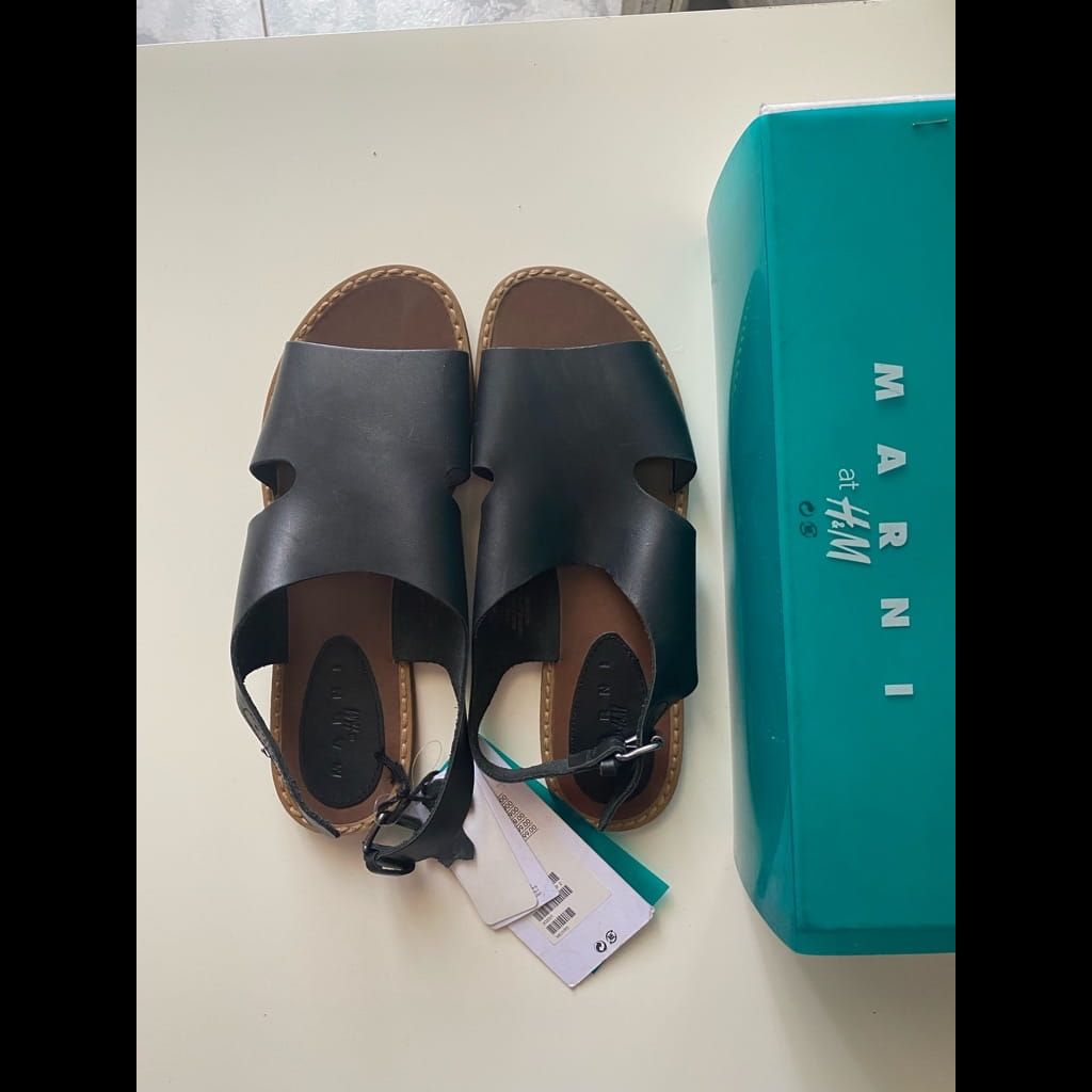 Marni x H&M leather sandals, size 40