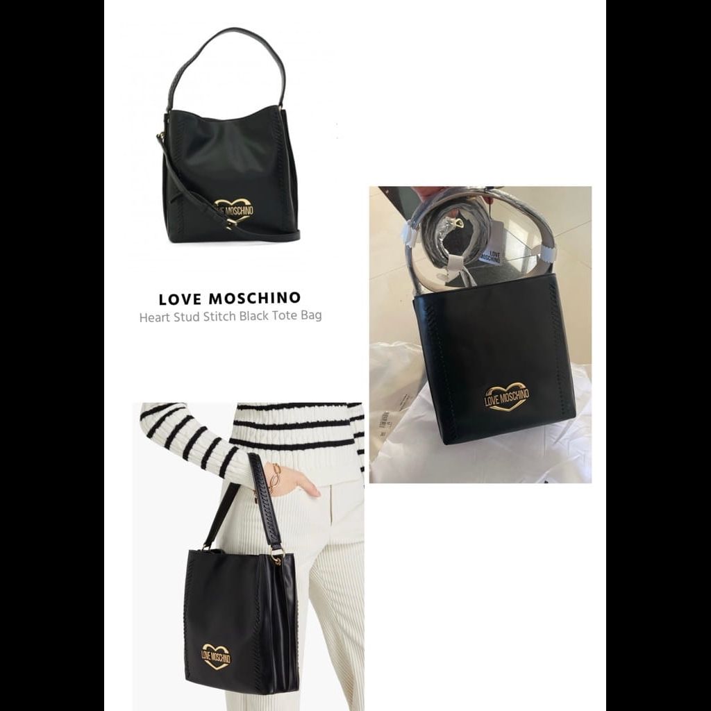 Love Moschino Large leather bag