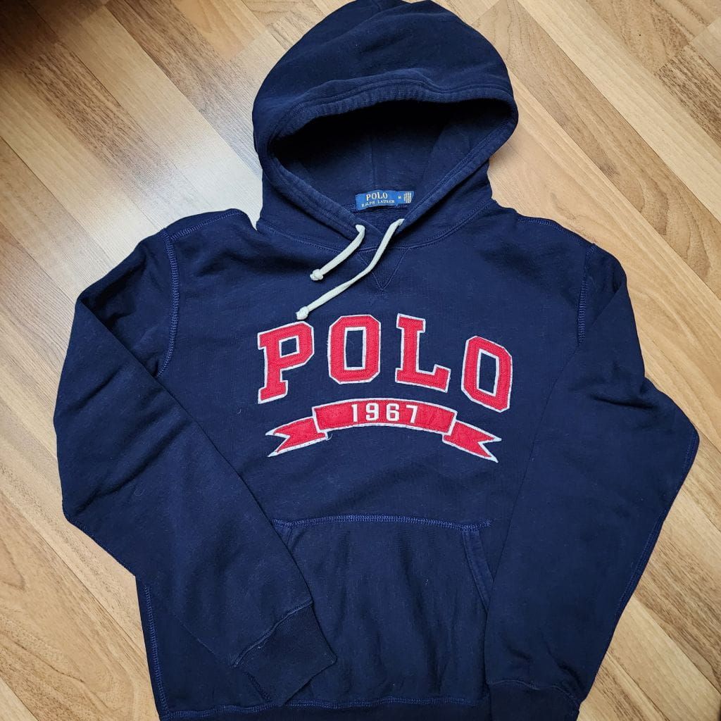 Polo Ralph Lauren Men’s Big Logo Fleece Pullover Hoodie Navy