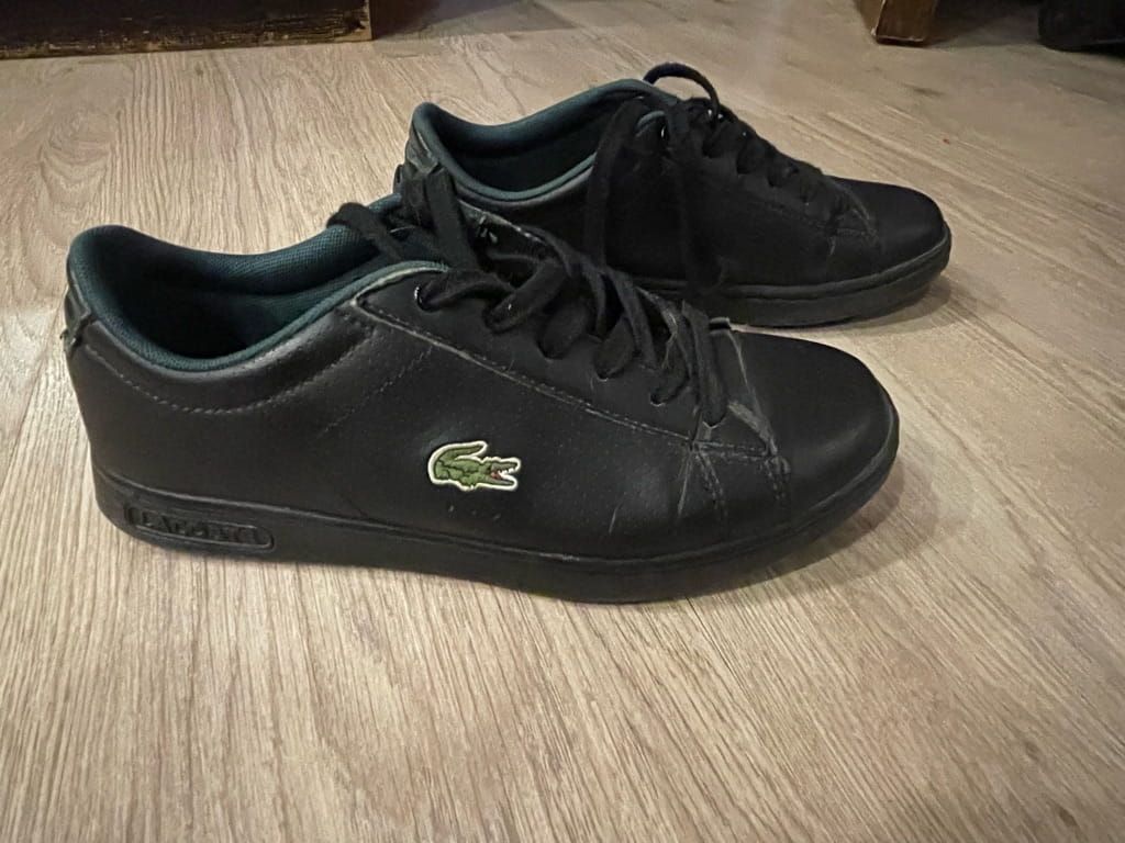 Lacoste black shoes
