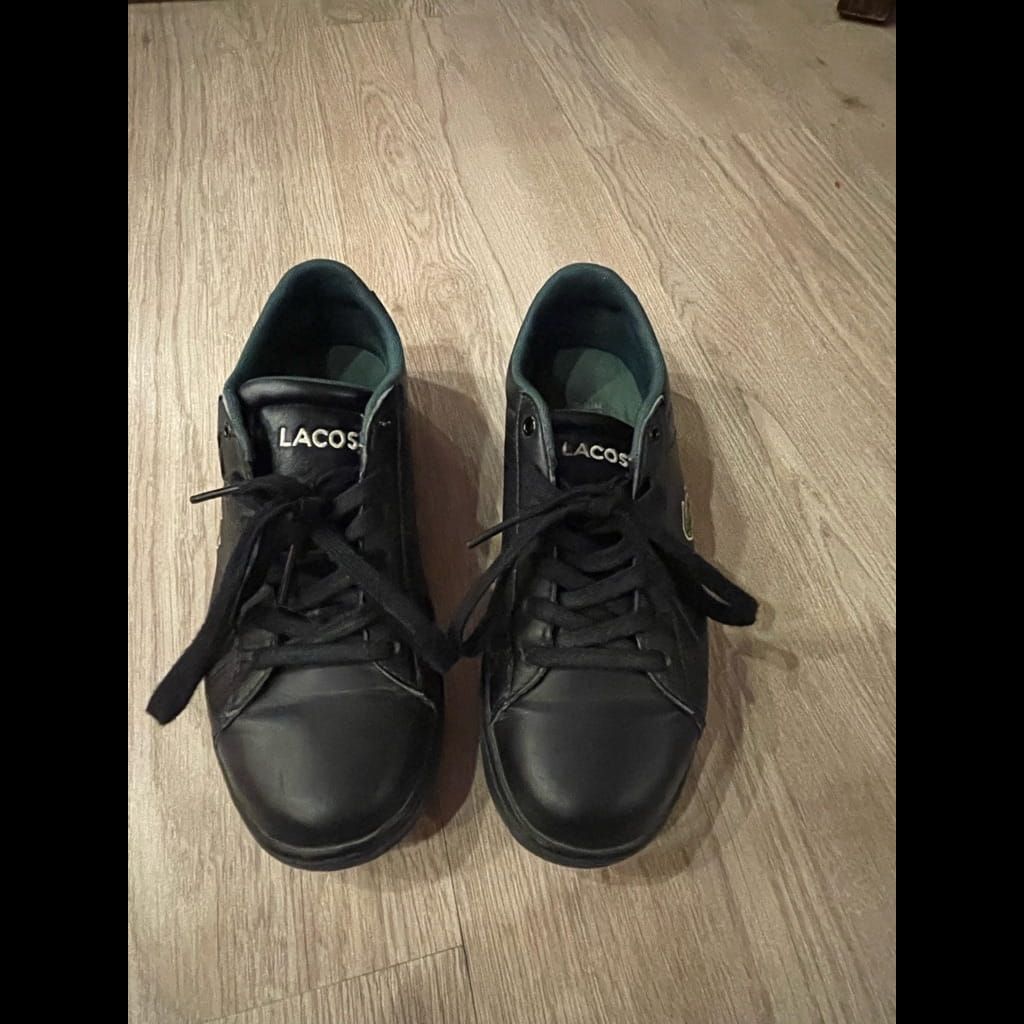 Lacoste black shoes