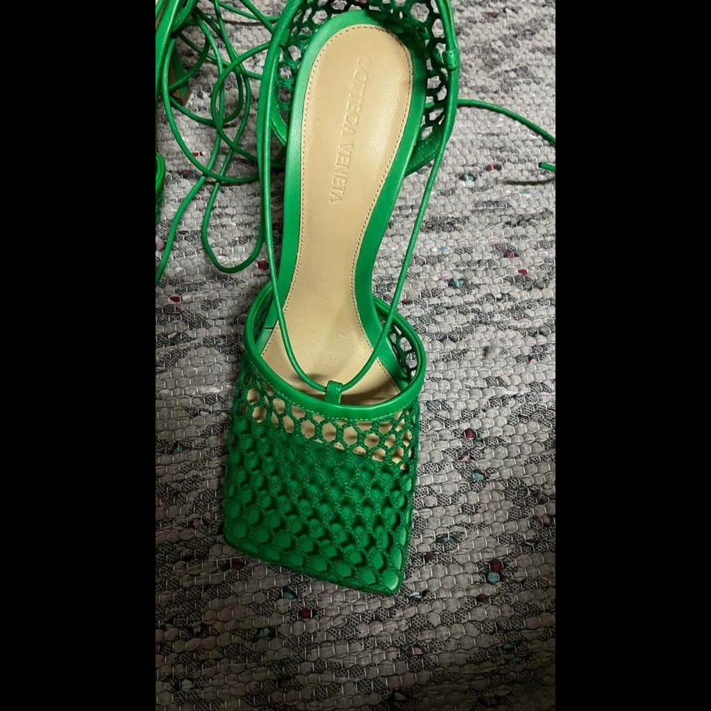 Bottega mesh strappy sandals