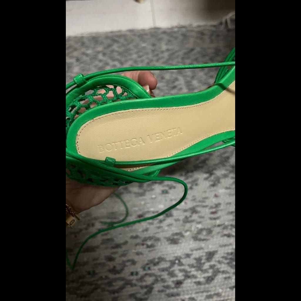 Bottega mesh strappy sandals