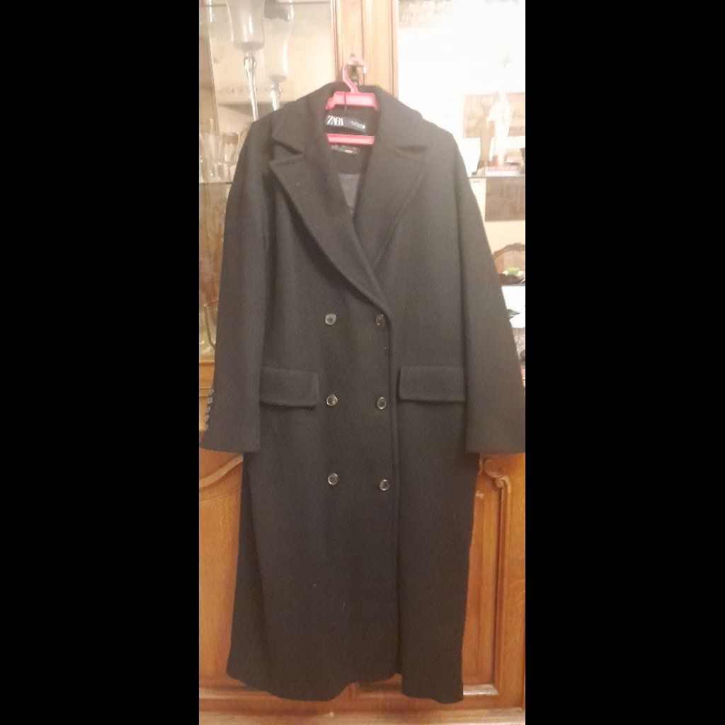Zara black coat